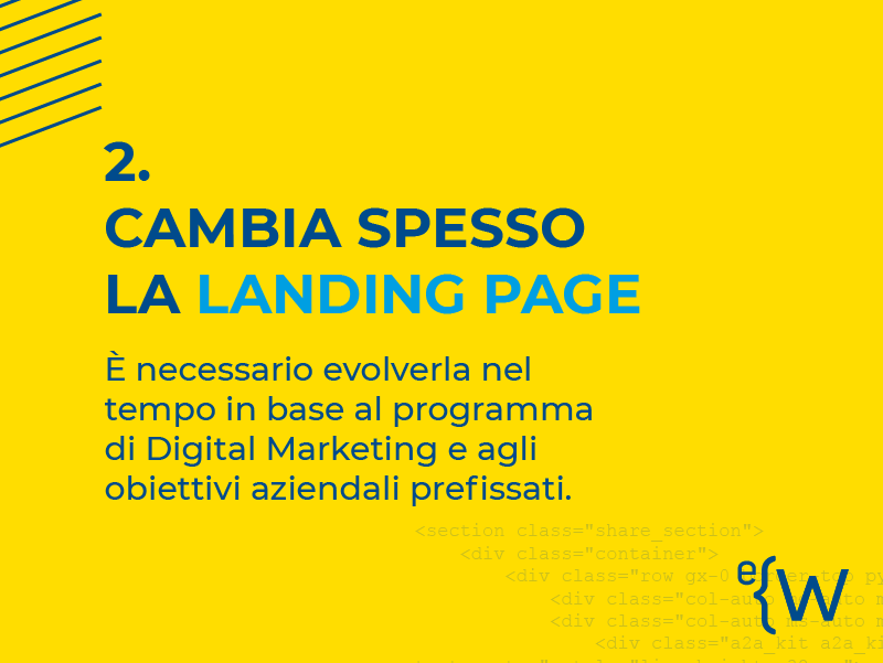 eWeb | Landing Page Tips #3 -  eWeb | Web Agency & Digital Marketing Bergamo