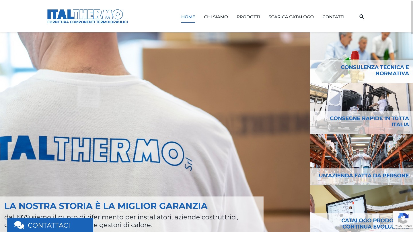Italthermo Srl - sito web | eWeb portfolio