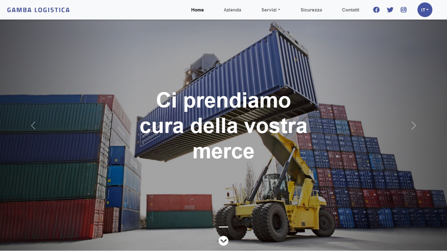 Gamba Logistica Albino - il nuovo sito realizzato da eWeb srl Bergamo