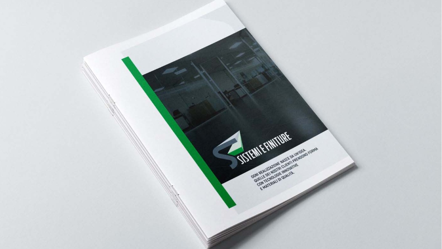 Sistemi e Finiture - Brochure e logo | eWeb portfolio
