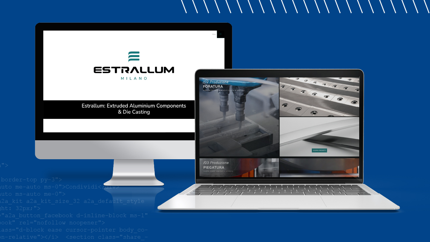 Estrallum - realizzazione sito web 