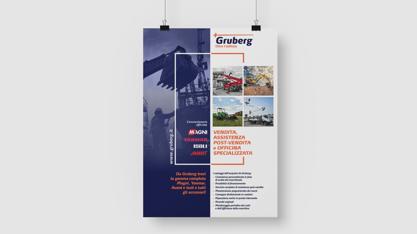 Gruberg S.p.A. - progetti grafici - eWeb