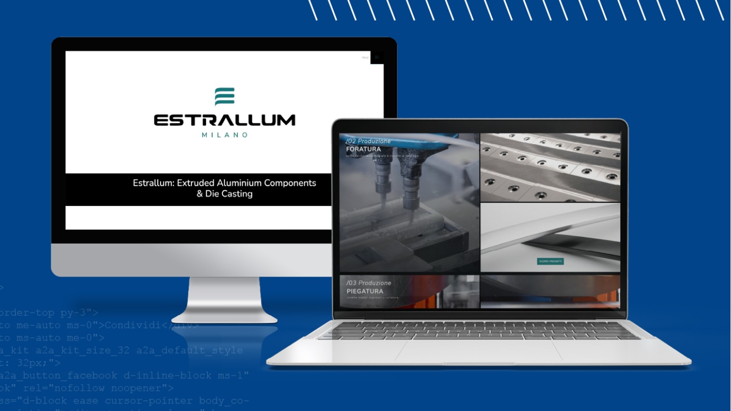 Estrallum - realizzazione sito web  - eWeb