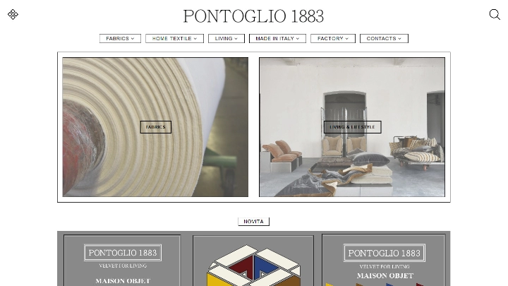 sito web Pontoglio SpA - tailor made by eWeb srl